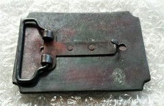 TALL IN THE SADDLE HORSE WESTERN SETTLER GOING WEST COVERED WAGON BELT BUCKLE
