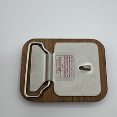 Vintage 1977 Lasercraft Laser Engraved V Formation Geese Duck Theme Belt Buckle