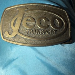 Jeco Transport Bronze Antique Finish Interchangeable Metal Belt Buckle for Men