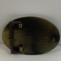 National Finals Rodeo Hesston 1979 NFR Belt Buckle -Brass (5th Edition) Bronco