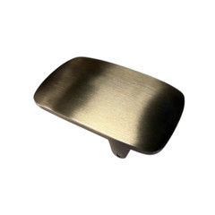 Solid Brass Rectangle Blank Belt Buckle BS019
