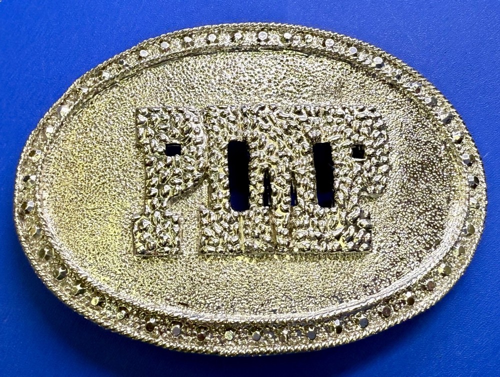 PIMP Word Statement Silver Color Hip Hop Punk Street Novelty Belt Buckle
