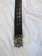Limited Edition Tom Ford 18K Gold Plated Stud Pin Buckle Belt Men’s