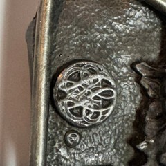 Vintage Western Train Buckle Metal American Railroad Steam Engine Sisskiyou 1986
