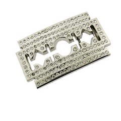 Razor Blade Belt Buckles Barber Shop Hairdresser Hair Stylist Tool Silver Chrome