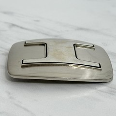 I Letter Initial Monogram Silver Tone Belt Buckle 3.16&Prime; Personalized