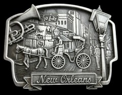 New Orleans Mardi Gras Louisiana Saints Jazz Belt Buckle Boucle De Ceinture