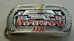 JEFF GORDON NASCAR WINSTON CUP CHAMPION #24 NASCAR SPECIAL EDITION BELT BUCKLE