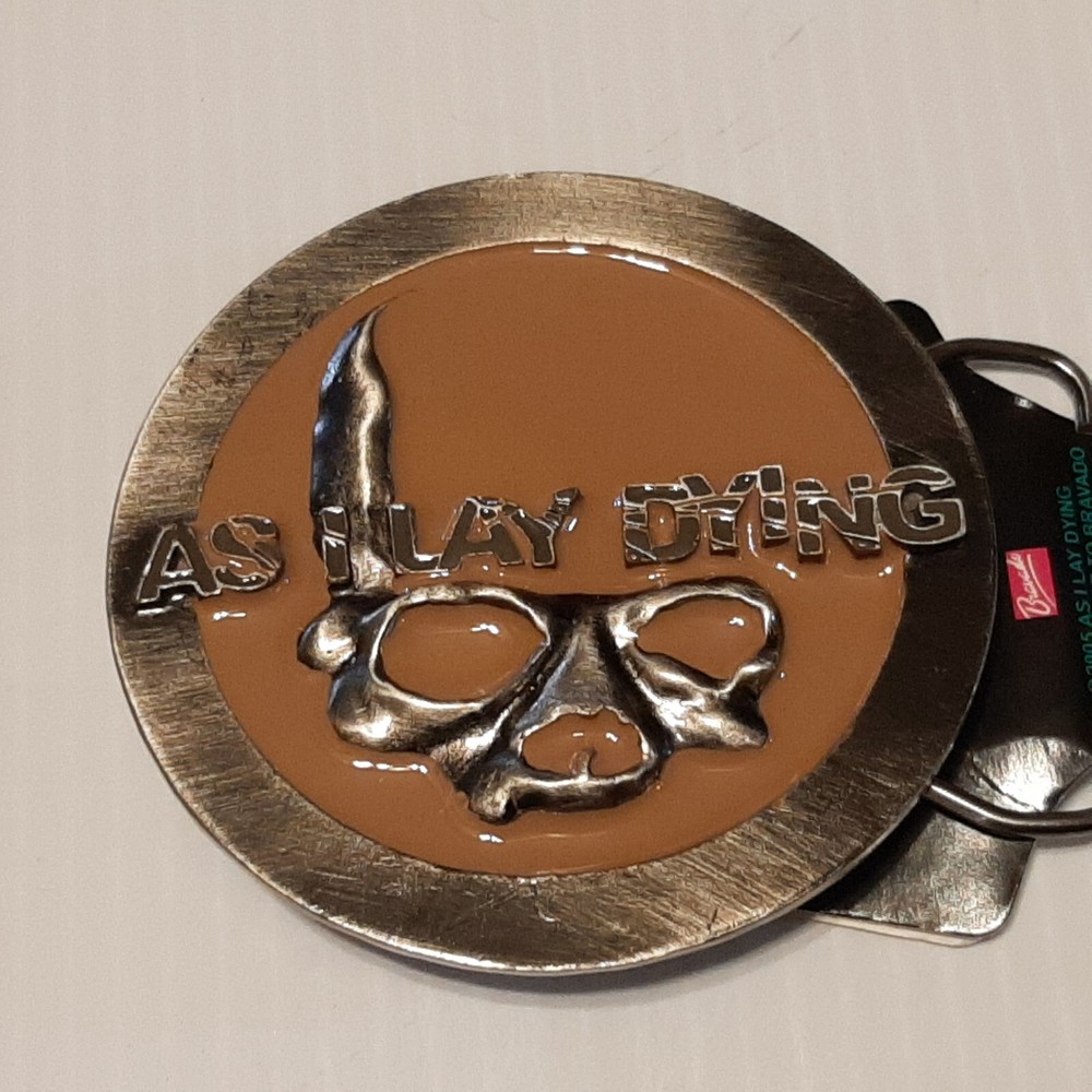 HARD ROCK HEAVY METAL BAND AS I LAY DYING Metal Belt Buckle