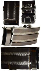 men’s belt buckle automatic sliding belt buckle quick lock belt buckle only # 8