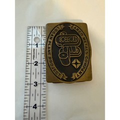 Vintage 1983 Arco Metals Company Logan Plant Project Solid Brass Belt Buckle USA