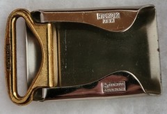 Belt Buckle 1940s art deco period Hickok « P » monogram. See Description