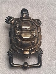 ALEXANDER&rsquo;S BELTS & BUCKLES Sterling Vintage 1990 or 1996 turtle