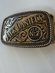 Vintage Collectible Jack Daniel&rsquo;s Old No. 7 Brand 2005 Belt Buckle