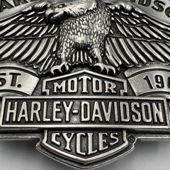 Harley-Davidson 2008 Eagle Bar & Shield Belt Buckle Silver 99401-09VM Biker Mens