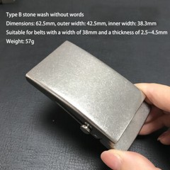 Titanium Alloy Men&rsquo;s Belt Buckle Automatic Roller Buckle Waist Strap Head Gifts