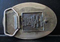 TONY LAMA Stage Coach Wagon Wheel Series Belt Buckle FIRST Edition Limited #781