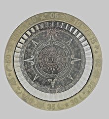 Aztec Calendar Belt Buckle Spinners New Men Women Western Cowgirl Cowboy Rodeo