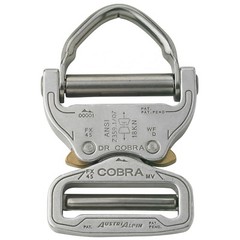 AustriAlpin 45mm / 1.75&Prime; Chrome Ansi Cobra Buckle + D Ring – FX45AVD