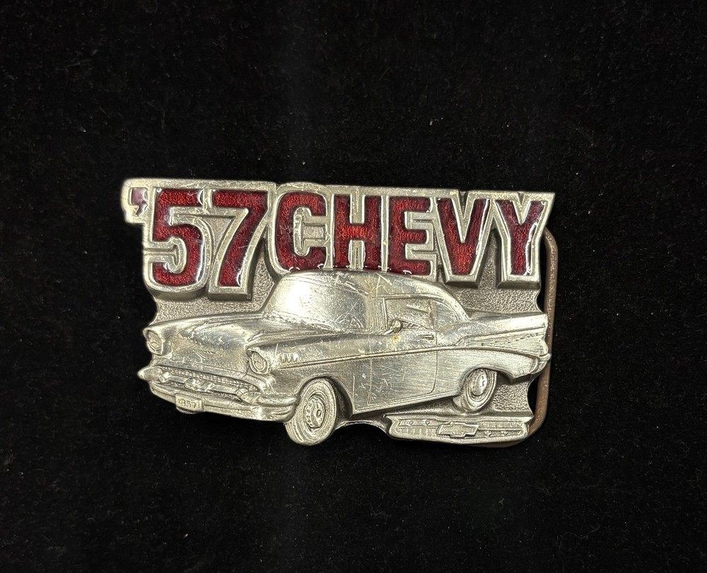 vintage 1957 Chevrolet Bel Air belt buckle RARE