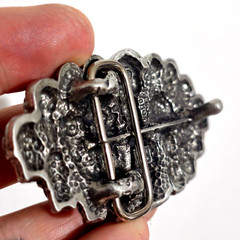 Multi Skull Belt Buckle UK Pewter Large Buckle Biker Punk 20 Skulls Buckle Only