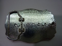 Vintage WESTERN Horse Belt Buckle, Made In USA, 3.5 » X 2.5 »