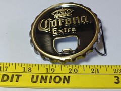 Belt Buckle Corona Bottle Opener Buckle 9.8×6.8cm Suit 4cm Belt Width
