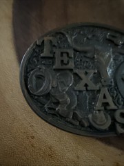 Montana Silversmiths Texas Belt Buckle Longhorn Cowboy Western Vintage