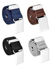 4 Pcs Kids Buckle Belt Kid Adjustable Elastic Belt Boy Stretch Belt for