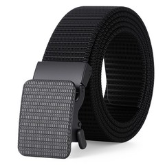 JASGOOD Men’s Ratchet Belt,Heavy-Duty Nylon Web Fit Size Below 35inch, Black