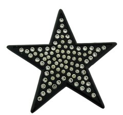 Star Belt Buckle Badge Sheriff Silver Gold Metal Rodeo Fashion Party Costume Big