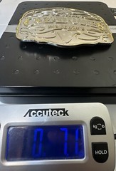 Tequila Cazadores 100% De Agave Belt Buckle 5 X 3.5 Inches 7 Oz