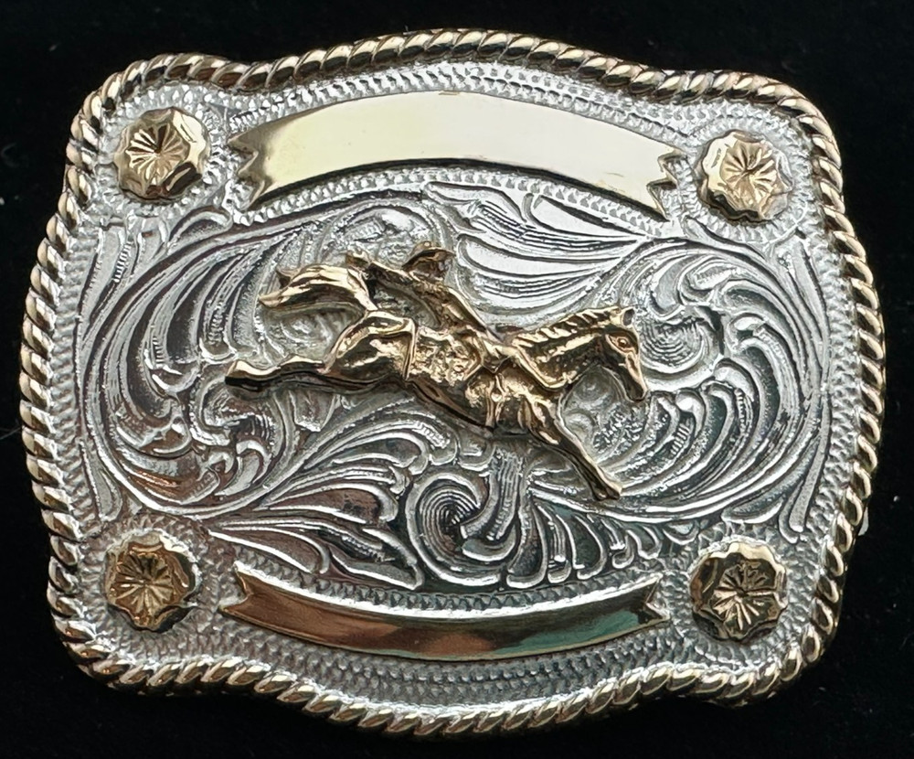 Western Belt Buckle, Crumrine, Small, Bareback
