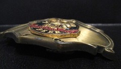 Moosehead Beer Canadian Lager 1978 Belt Buckle Rain Tree 3d Look Vintage Promo