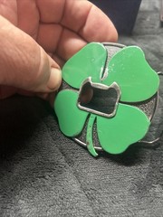 Four Leaf Clover Bottle, Opener, Belt Buckle
