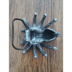 Metal 3D Tarantula Spider Belt Buckle – Gunmetal Gray