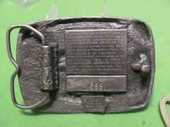Vintage Planting Time Iowa Dekalb Pfizer Genetics Limited Edition Belt Buckle.