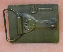 Vintage ~ Big Buck In Wilderness / Nature Scenery 3D Metal Belt Buckle ~ Adezy