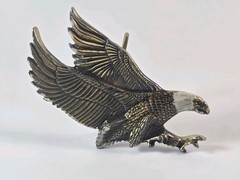 Vtg Great American Buckle Co. 1979 Eagle Belt Buckle☆Serial # H506☆☆☆☆☆