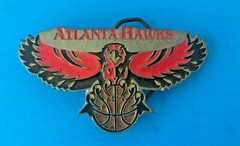 NBA Basketball ATLANTA HAWKS Team BELT BUCKLE Logo Sports Collectible