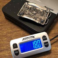 American Deer Hunter No. 1 Game Animal Pewter Tone Hunting Belt Buckle