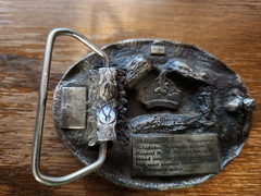 Bass Fishing Belt Buckle