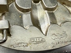 Batman Dc Comics Superhero S07 Black & Grey Raised 3D GTO Oval Belt Buckle