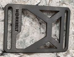 GRIP6 BELT BUCKLE – WORKBELT TACTICAL PRO – GUNMETAL GRAY – 1.75 INCH WIDE WORK