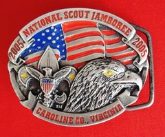 2005 National Boy Scout Jamboree Belt Buckle