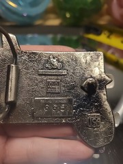 1970s Sci-Fi Weird Motorcycle-Plane Pilot MM Limited Vintage Belt Buckle