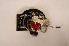 VonZipper The Pantha Belt Buckle Vintage Original VonZipper Enameled Panther Cat