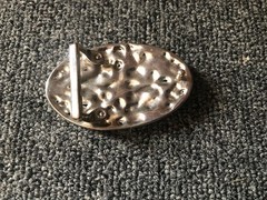 New Filigree Floral Bling Leaf Women Men Fashion Belt Buckle Silver Metal