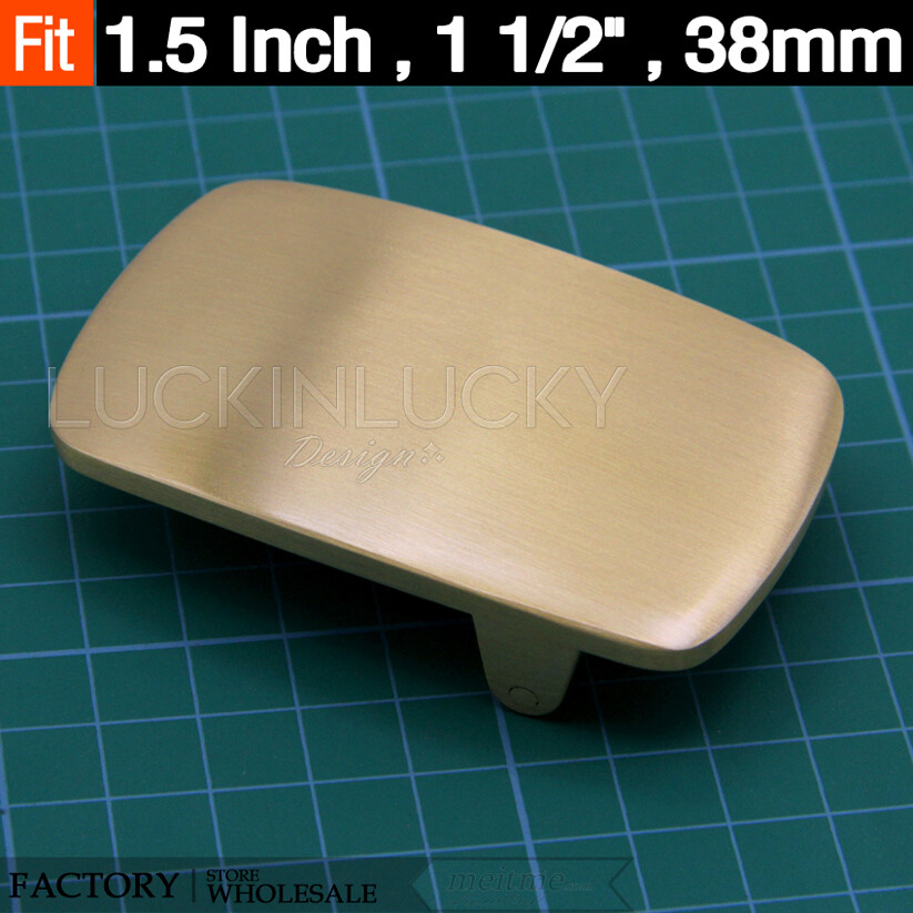 1 1/2&Prime; 38mm Heavy Duty Smooth Solid Brass Blank Belt Buckle, Blank Belt Buckle