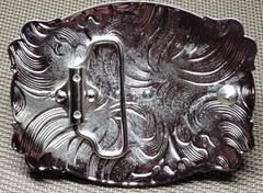 Long Horn Bull Western Cowboy Belt Buckle Hebilla Vaquera Con Toro